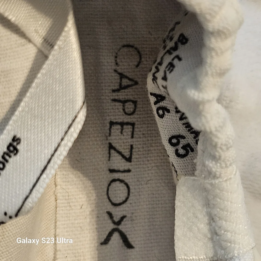Capezio White Ballet Slippers, Leotard, And Tights